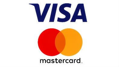 Visa and mastercard logo
